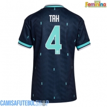 Camisa de time de futebol Alemanha Jonathan Tah #4 Replicas 2º Equipamento Feminina Mundo 2026 Manga Curta